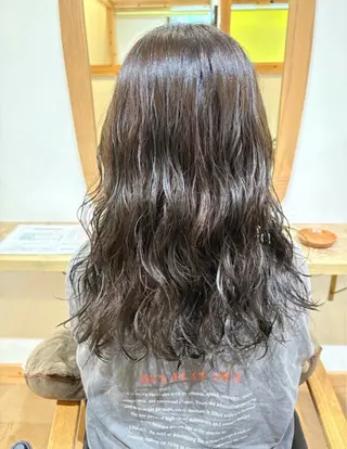 セミロング 山口里莉 /パーマモデル募集のヘアスタイル