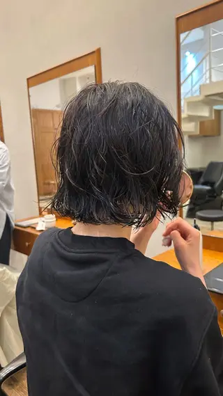 ショート パーマ 🌿ボブ パーマ高橋啓太🌿のヘアスタイル