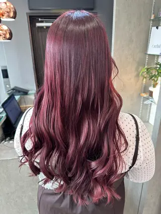 ロング カラー AYAKASA 暖色カラー/レイヤーのヘアスタイル