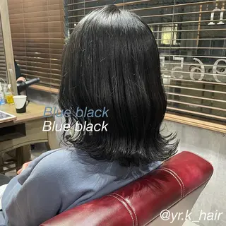 ミディアム カラー ヘアアレンジ 赤味消し.髪質改善 🌿𝘠𝘜𝘙𝘐のヘアスタイル