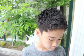 ショート メンズ キッズ 竹内 翼のヘアスタイル