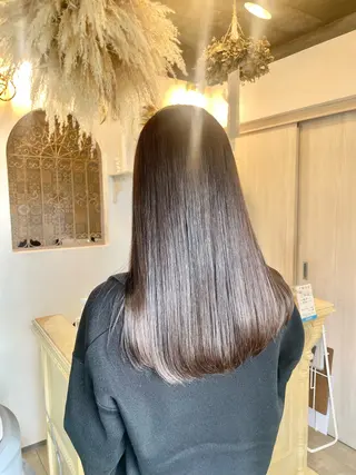 ロング カラー 荒牧 絵美のヘアスタイル