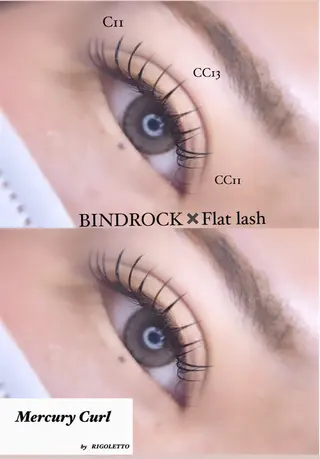 マツエク・マツパ Mercury curl　marieのマツエク・マツパデザイン