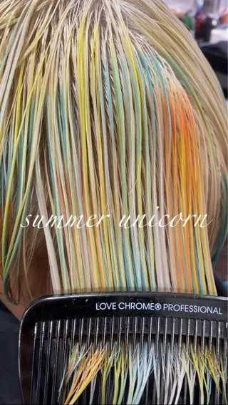 カラー Selenehair 三条本店のヘアスタイル