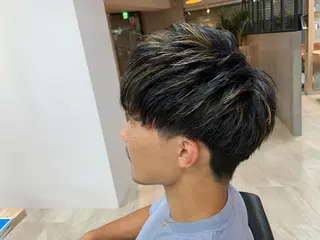 ショート カラー メンズ 🫧似合わせカット 立川TOSHIKIのヘアスタイル