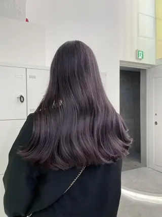カラー 透明感溢れる💕 韓国風スタイル💕のヘアスタイル