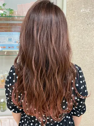 ミディアム カラー 菅村 勇亮のヘアスタイル