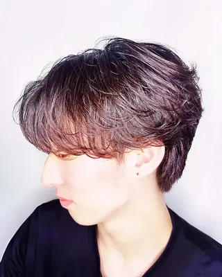 メンズ メンズカットの達人 暖色カラー ダイチのヘアスタイル