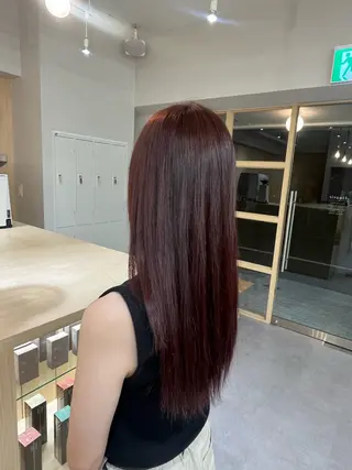 カラー ひな‪‪︎/暖色 柔color🫧のヘアスタイル