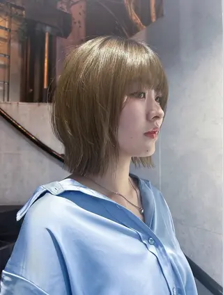 ショート カラー 海外風レイヤー💋 sanaのヘアスタイル