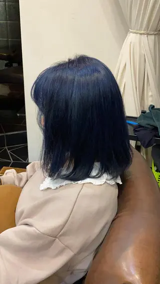 ミディアム カラー 🟢NEGi🟣 🫧髪質改善のヘアスタイル