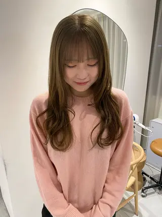 カラー knock所属・knock　國友 華乃のヘアスタイル