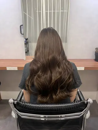 ロング 寺本帆花 カラーモデル募集のヘアスタイル