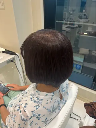 ショート カラー 透明感カラー/ベージ ュ/HIKARU🌿のヘアスタイル