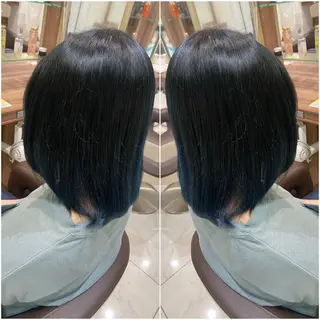 ミディアム カラー 全席個室　暖色カラー Zina松園優香🌸のヘアスタイル