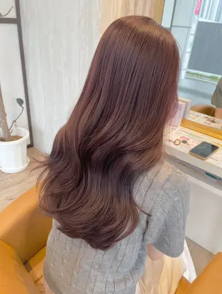 セミロング カラー 河合秀明/ハイライト /インナーカラーのヘアスタイル