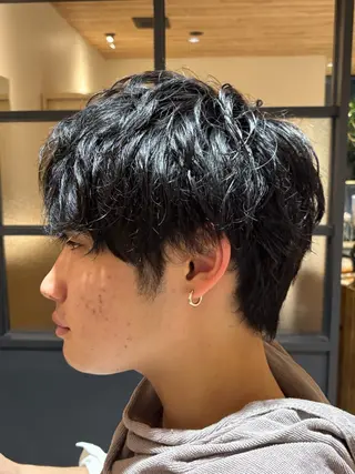 ショート パーマ メンズ SKY Second所属・たかやま こうたのヘアスタイル