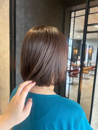 ミディアム earth中野山店 西尾　乃朱のヘアスタイル