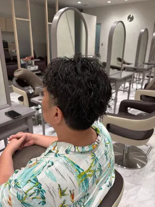 パーマ メンズ メンズカット募集🎀 陸 愛夏のヘアスタイル