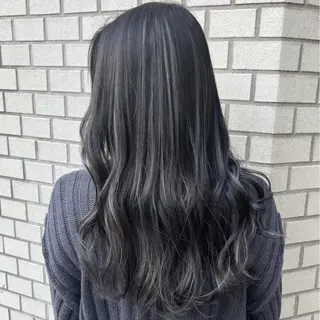 ロング カラー FERIA梅田🖤 透明感カラー🎀のヘアスタイル