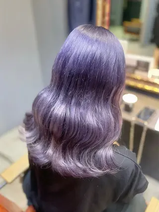 セミロング カラー 顔まわり🎀ピンク 💖ゆうなのヘアスタイル