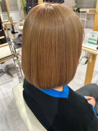 ミディアム 💙まこと💙艶 カラー(Rico)のヘアスタイル