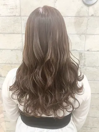 セミロング カラー 松岡 恭弘のヘアスタイル