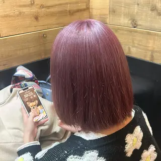 ミディアム カラー SHIAN八王子所属・SHIAN 八王子 🍑すずかのヘアスタイル