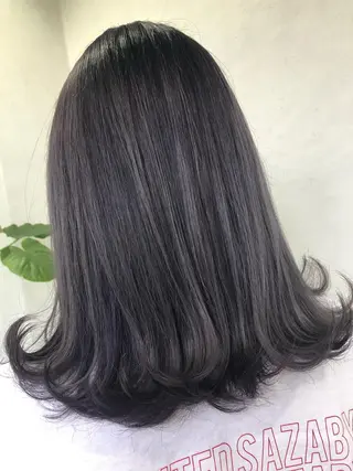 カラー ブリーチ毛縮毛矯正 👑山口のヘアスタイル