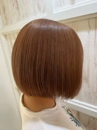 ロング 🤎艶感ベージュ/ ミルクティー🤎のヘアスタイル