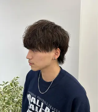 メンズ ✨パーマ×ハイトーン Futo✨のヘアスタイル
