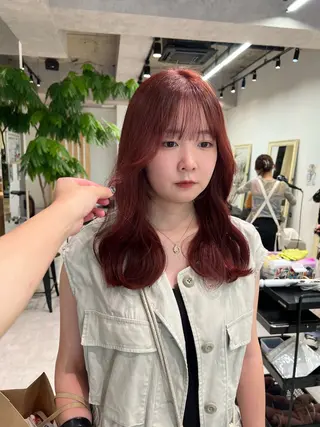 セミロング カラー 透明感カラー/ボブ / MARIE🍇のヘアスタイル