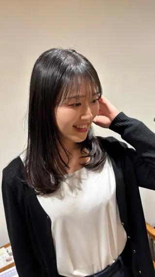 ミディアム 梅田美容室/カット /Maoのヘアスタイル