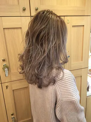 ロング カラー カラー特化サロン大阪 ルービック江坂/新城のヘアスタイル