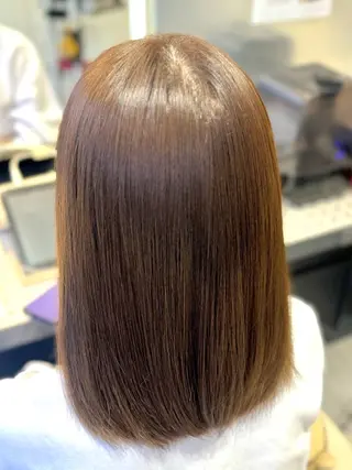 ミディアム 巻ける美髪矯正/ 韓国ヘア/yutaのヘアスタイル