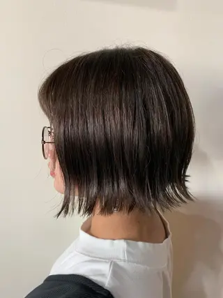 ショート カラー 櫛部洸貴/ メンズ、ヘットスパのヘアスタイル