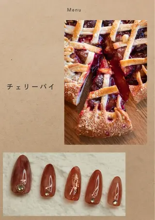 ネイル Lilvera所属・中村 春菜のネイルデザイン