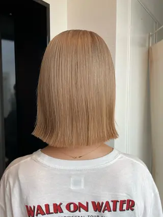 ミディアム カラー STAR RIVER所属・YUI/ ブリーチカラー🌷のヘアスタイル