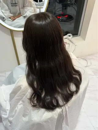 ロング カラー AYU/ハイトーンカ ラー/ヘアアレンジのヘアスタイル