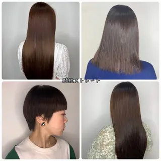セミロング 長瀬遥姫❁⃘笹塚 インナーカラーのヘアスタイル