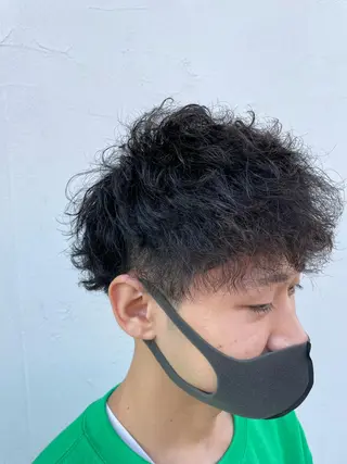 パーマ メンズ 迫 祐太のヘアスタイル