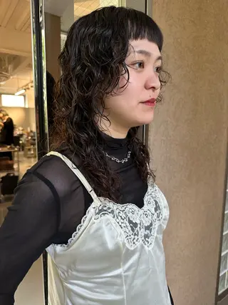 ミディアム パーマ お悩み解決パーマ hana🩰のヘアスタイル