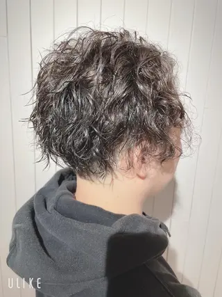 ショート パーマ メンズ ❣️モードケイズ塚口 和田一将のヘアスタイル