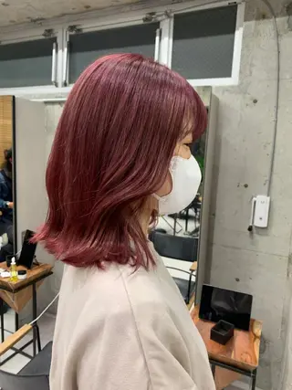 ミディアム 🌺KANA🇺🇸 海外トレンドヘアのヘアスタイル