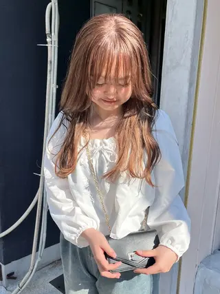 セミロング iru所属・mi kiのヘアスタイル