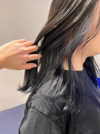 セミロング カラー 透明感ハイトーン ×パーマ/mikuのヘアスタイル