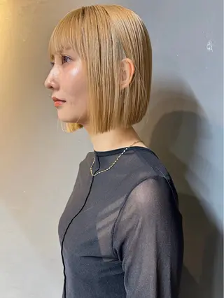 ショート カラー ボブ・レイヤー支持 No.1/Ryokiのヘアスタイル