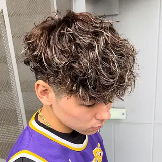 ショート パーマ メンズ 【メンズ特化美容師】 🐍NAO🐍のヘアスタイル