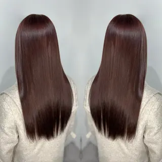 セミロング カラー メンズパーマ/艶 モテカラー/福井悟朗のヘアスタイル