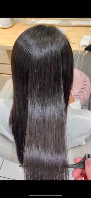 ロング パーマ ✨美髪の錬金術師🧙 縮毛矯正/嶽 涼太のヘアスタイル